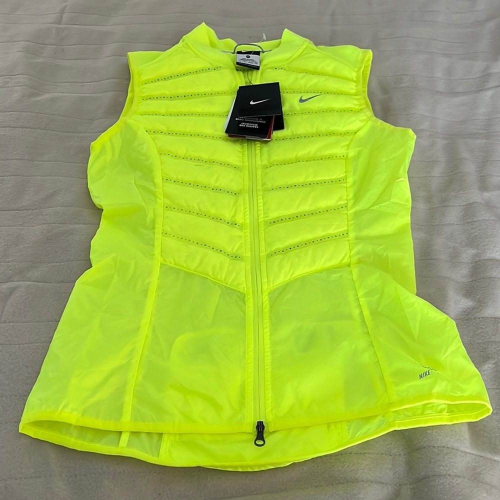 Nike Aero Loft Women’s Neon Running Vest XS